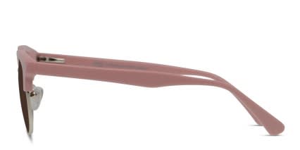 Muse Elliot Pink, Silver glasses - Pink / Silver - Side View