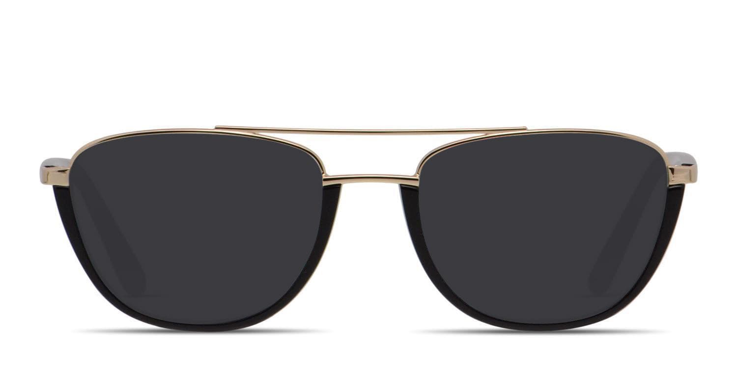 Ottoto Stefano Gold, Black glasses - Gold / Black - Frontal View
