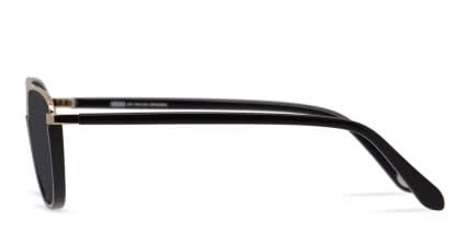 Ottoto Stefano Gold, Black glasses - Gold / Black - Side View