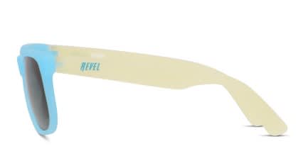 Revel Mood Classic Blue/Yellow glasses - Blue / Yellow / Purple - Side View