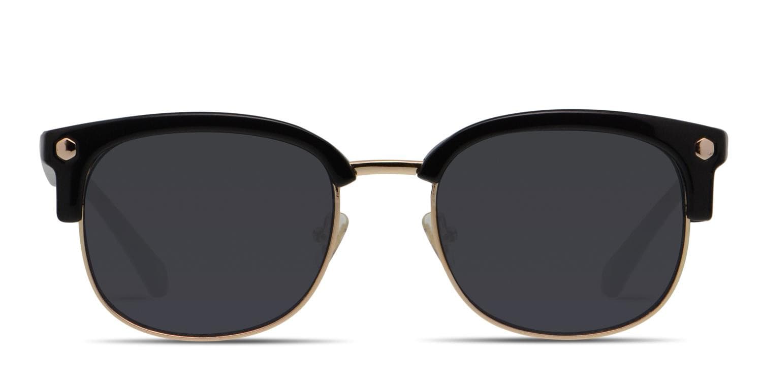 Muse Elliot Shiny Black, Gold glasses - Shiny Black / Gold - Frontal View