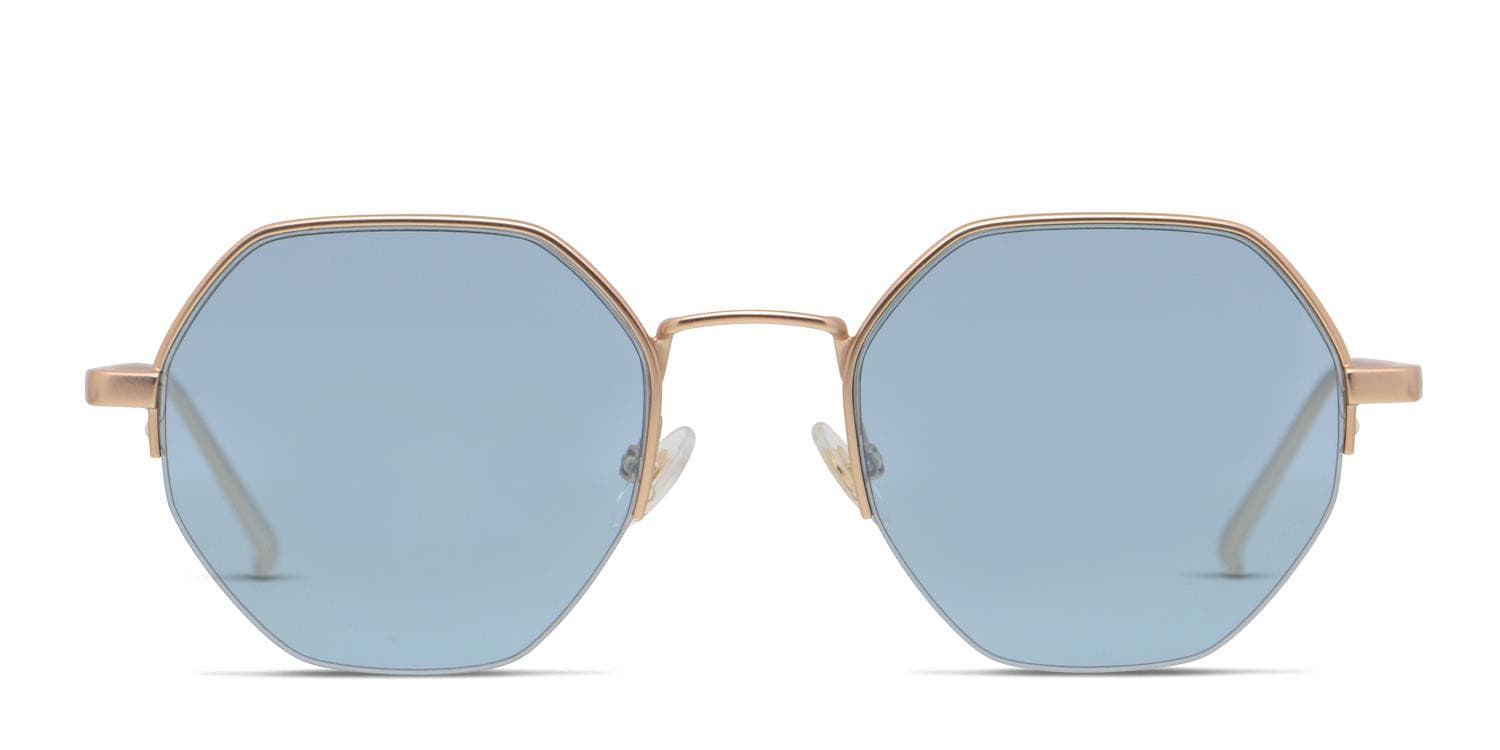 Ottoto Hex Gold, Blue Prescription Sunglasses - 50% Off Lenses