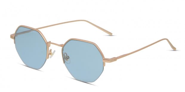 Ottoto Hex Gold, Blue Prescription Sunglasses - 50% Off Lenses