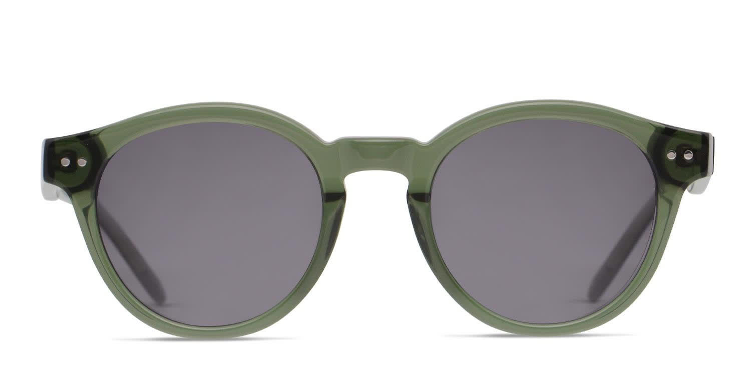 Muse Edwards Clear Green glasses - Green / Clear - Frontal View