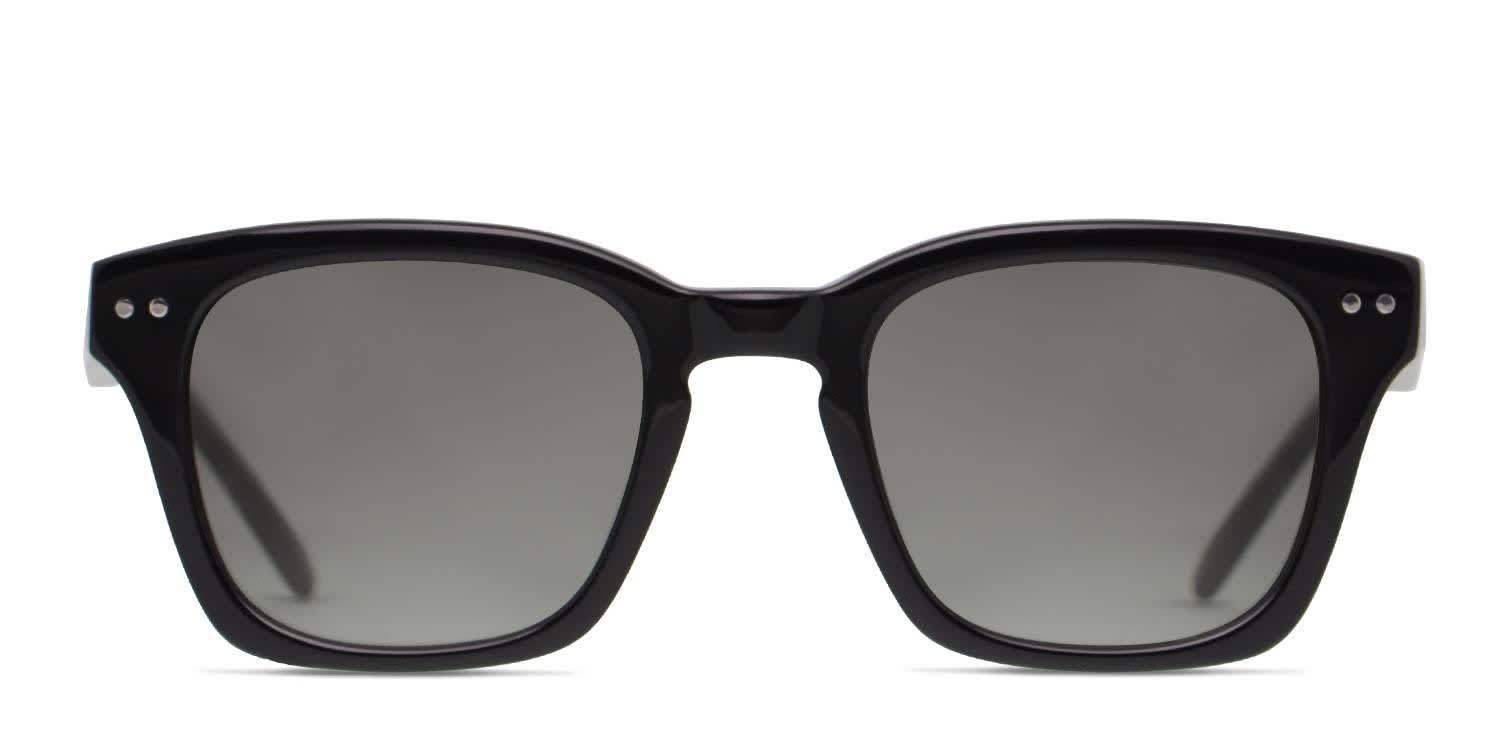 Muse Williams Shiny Black glasses - Shiny Black - Frontal View