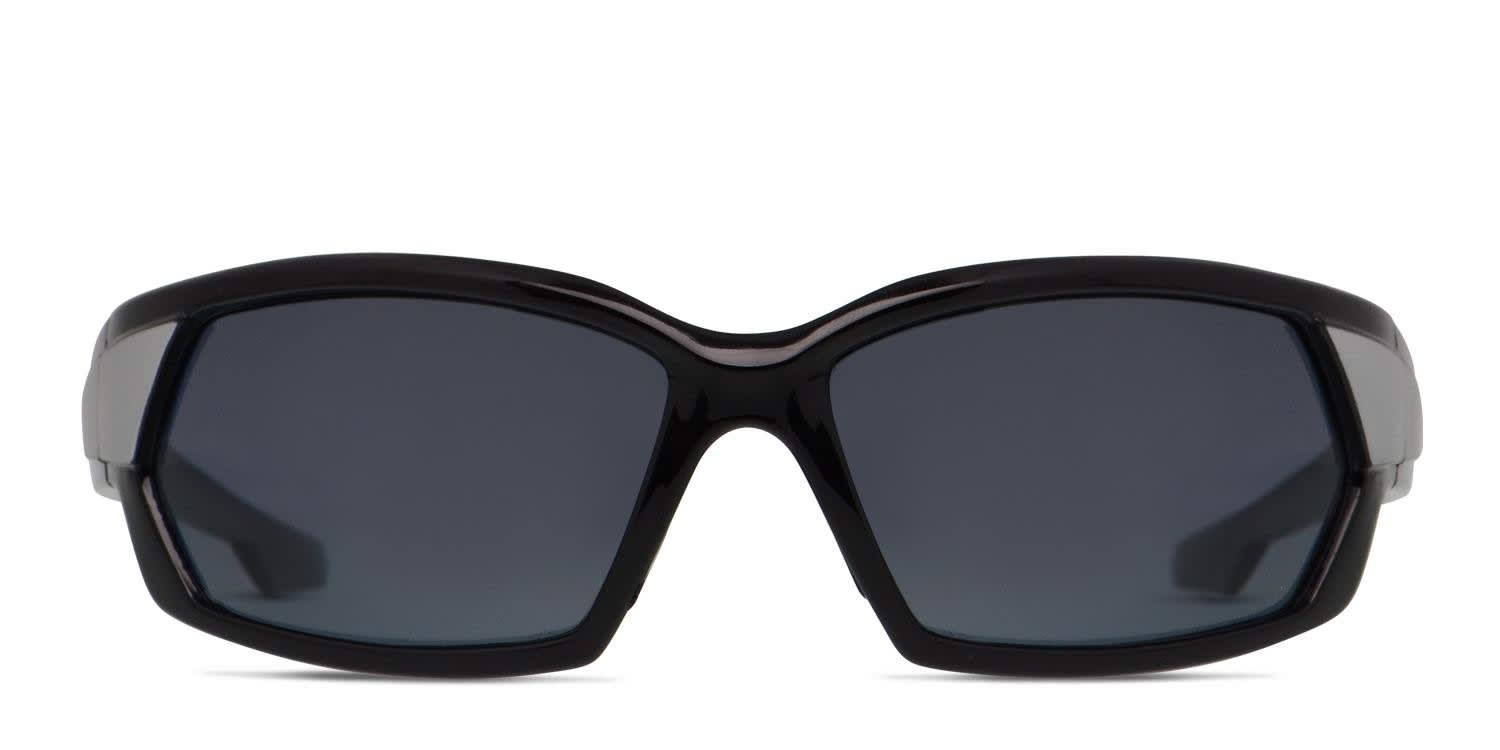 Sundown Shiny Black/Silver glasses - Shiny Black / Silver - Frontal View