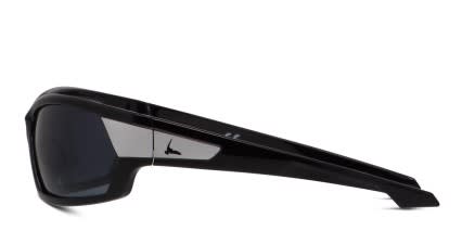 Sundown Shiny Black/Silver glasses - Shiny Black / Silver - Side View