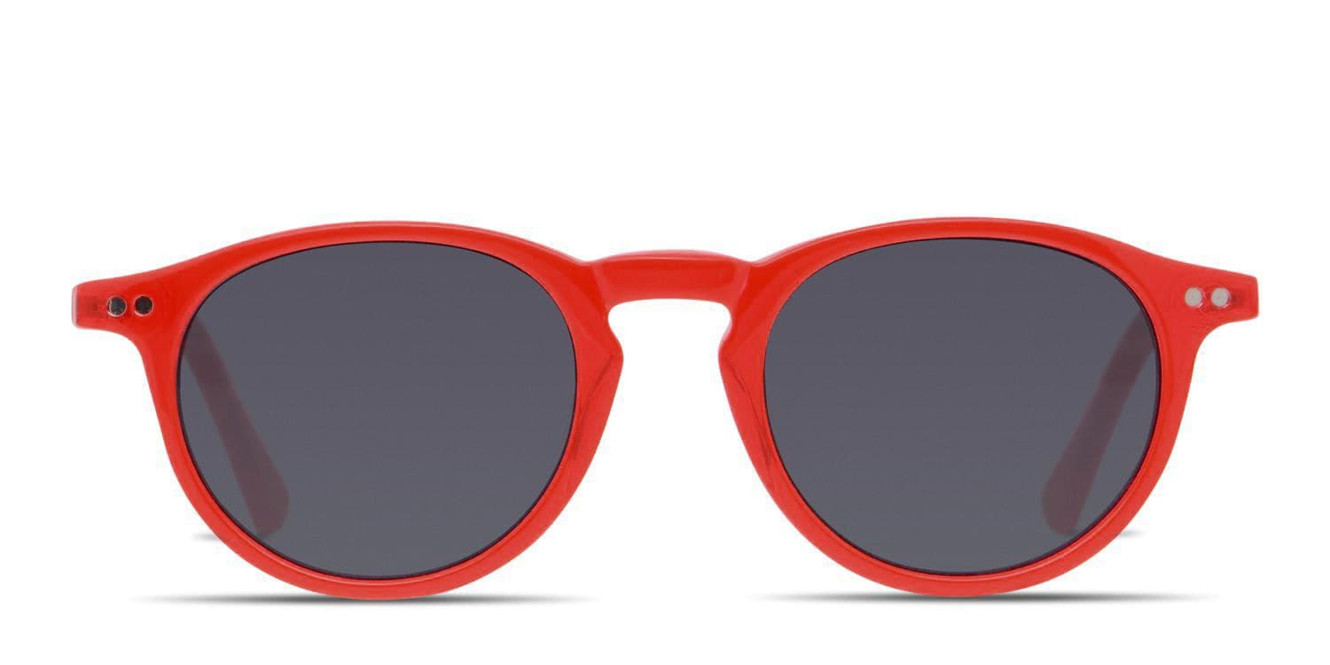 Revel Royer Clear Red glasses - Red / Clear - Frontal View