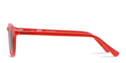Revel Royer Clear Red glasses - Red / Clear - Side View