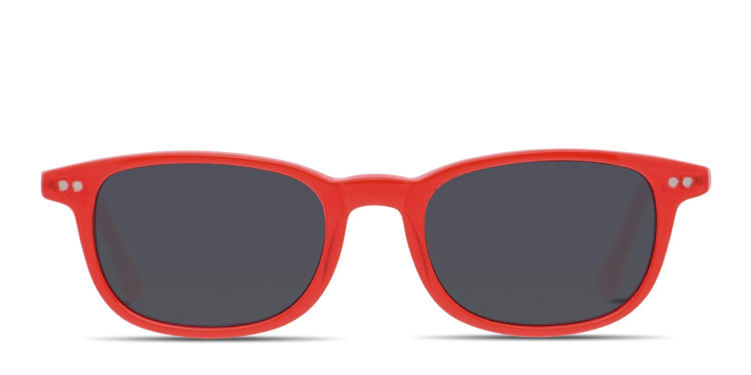 Revel Sullivan Red, Clear glasses - Red / Clear - Frontal View