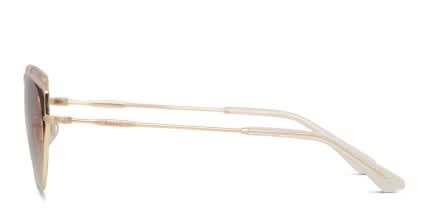 Amelia E. Demi Gold glasses - Gold - Side View