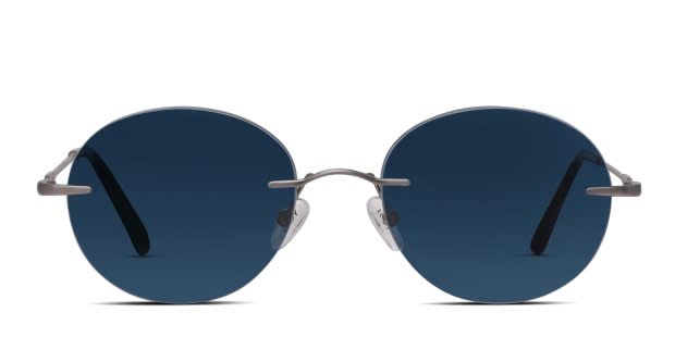 Yoji Seoul Gunmetal, Gray Prescription Sunglasses - 50% Off Lenses