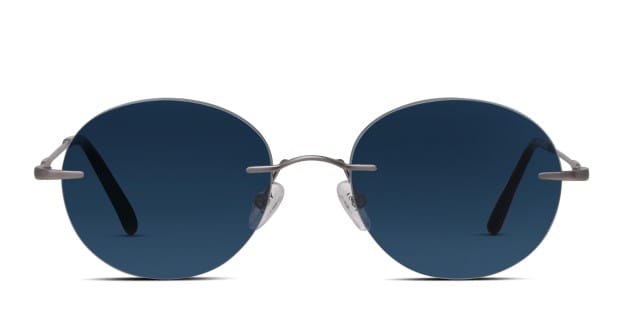 Yoji Seoul Gunmetal, Gray Prescription Sunglasses - 50% Off Lenses