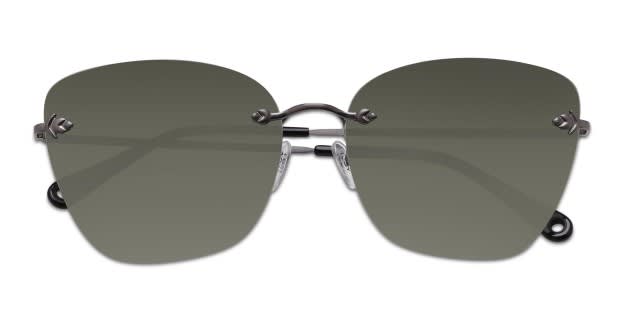 Yoji Osaka Gunmetal, Black Prescription Sunglasses - 50% Off