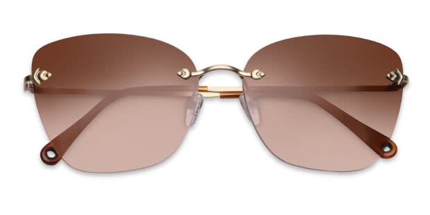 YOSA precious チタニウムエッジ　ラスト１点！ Yoji Osaka Bronze Prescription Sunglasses - 50% Off Lenses