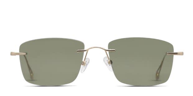 Yoji Yuto Gold, Green Prescription Sunglasses - 50% Off Lenses