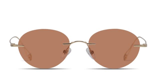 Yoji Caruso Gold, Orange Prescription Sunglasses - 50% Off Lenses