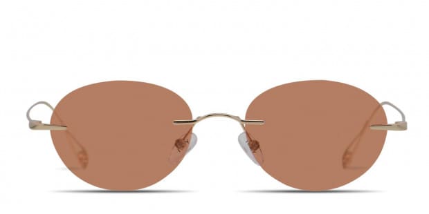 Yoji Caruso Gold, Orange Prescription Sunglasses - 50% Off Lenses