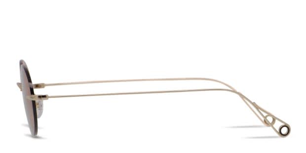 Yoji Caruso Gold, Orange Prescription Sunglasses - 50% Off Lenses