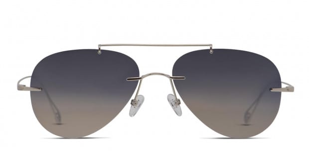 Yoji Genovese Silver Prescription Sunglasses - 50% Off Lenses