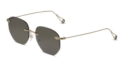 Yoji Haruto Gold glasses - Gold - Angle View