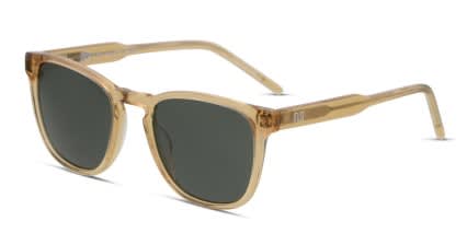 Muse Isaac Clear Brown glasses - Brown / Clear - Angle View