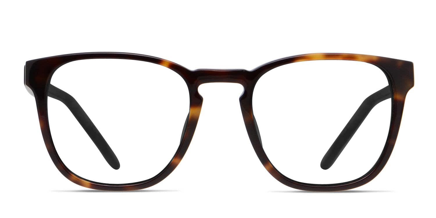 Muse Isaac Brown, Tortoise glasses - Brown / Tortoise - Frontal View