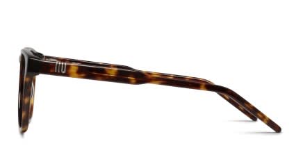 Muse Isaac Brown, Tortoise glasses - Brown / Tortoise - Side View