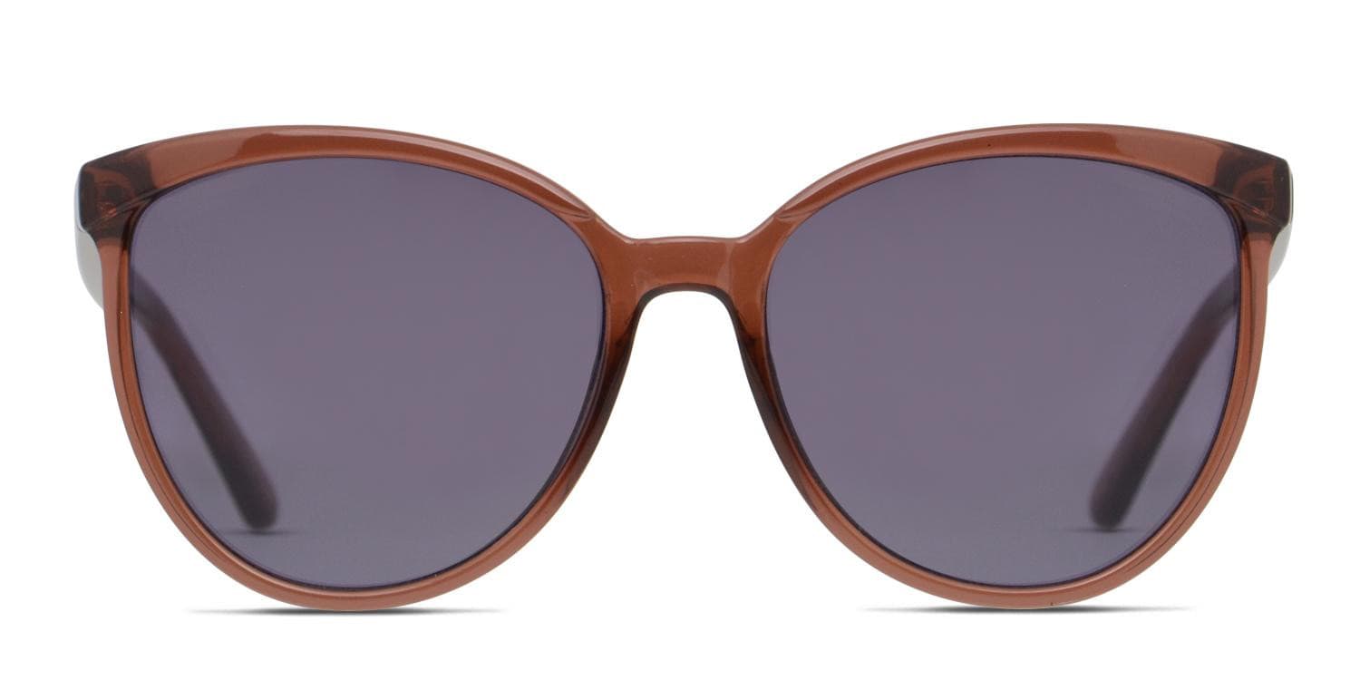 Amelia E. Alexis Brown, Clear glasses - Brown / Clear - Frontal View