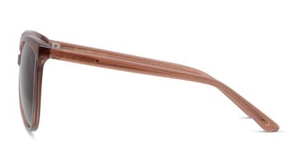 Amelia E. Alexis Brown, Clear glasses - Brown / Clear - Side View