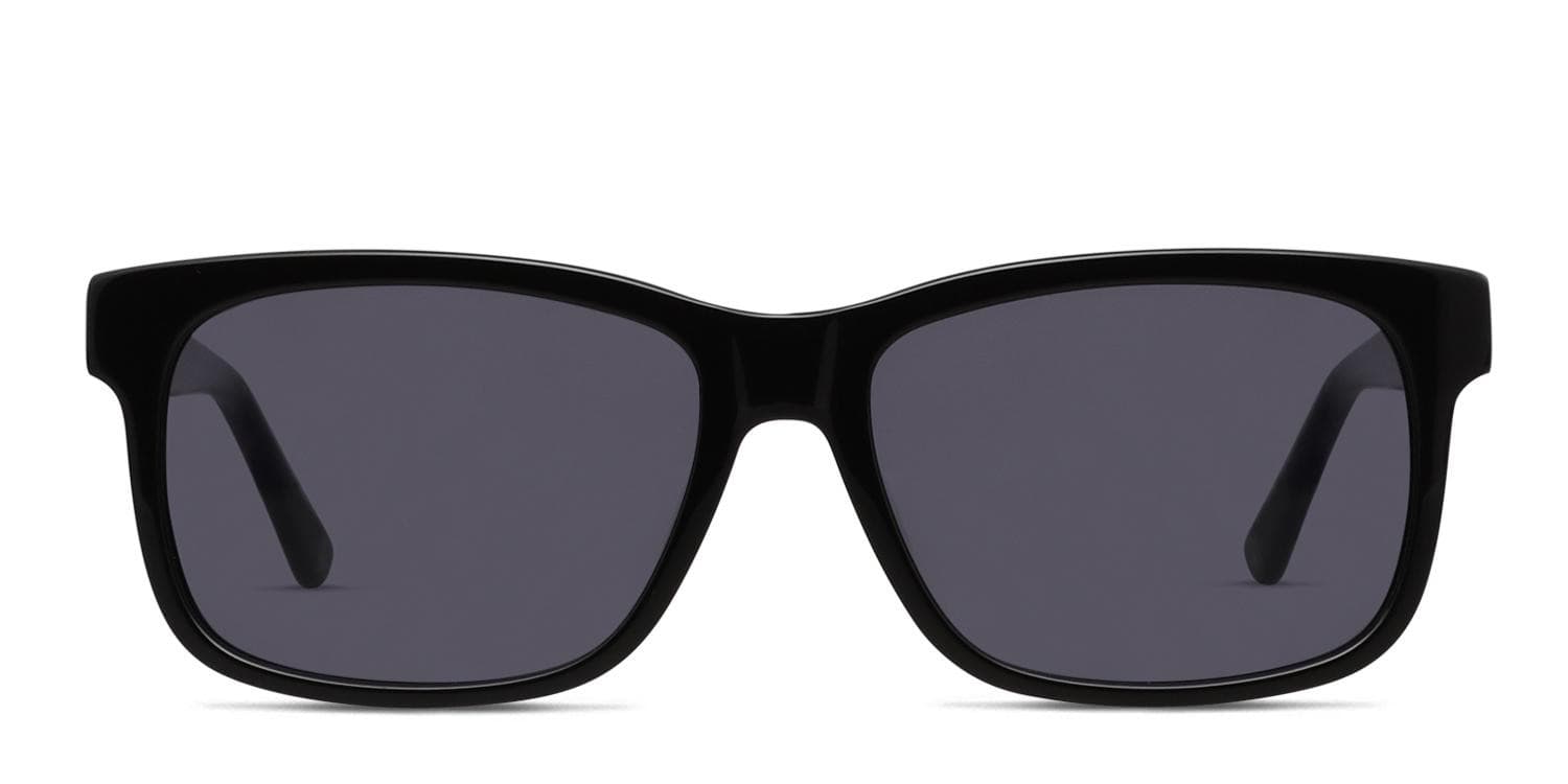 Muse Patterson Shiny Black glasses - Shiny Black - Frontal View