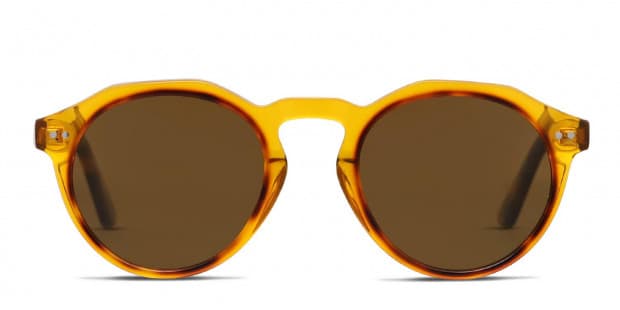 Muse Brody Orange Clear Tortoise Prescription Sunglasses 50