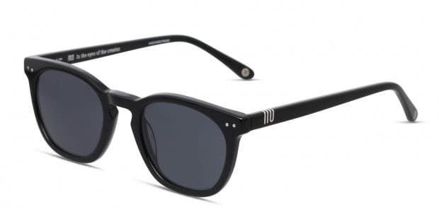 Muse Gazette Shiny Black Prescription Sunglasses - 50% Off