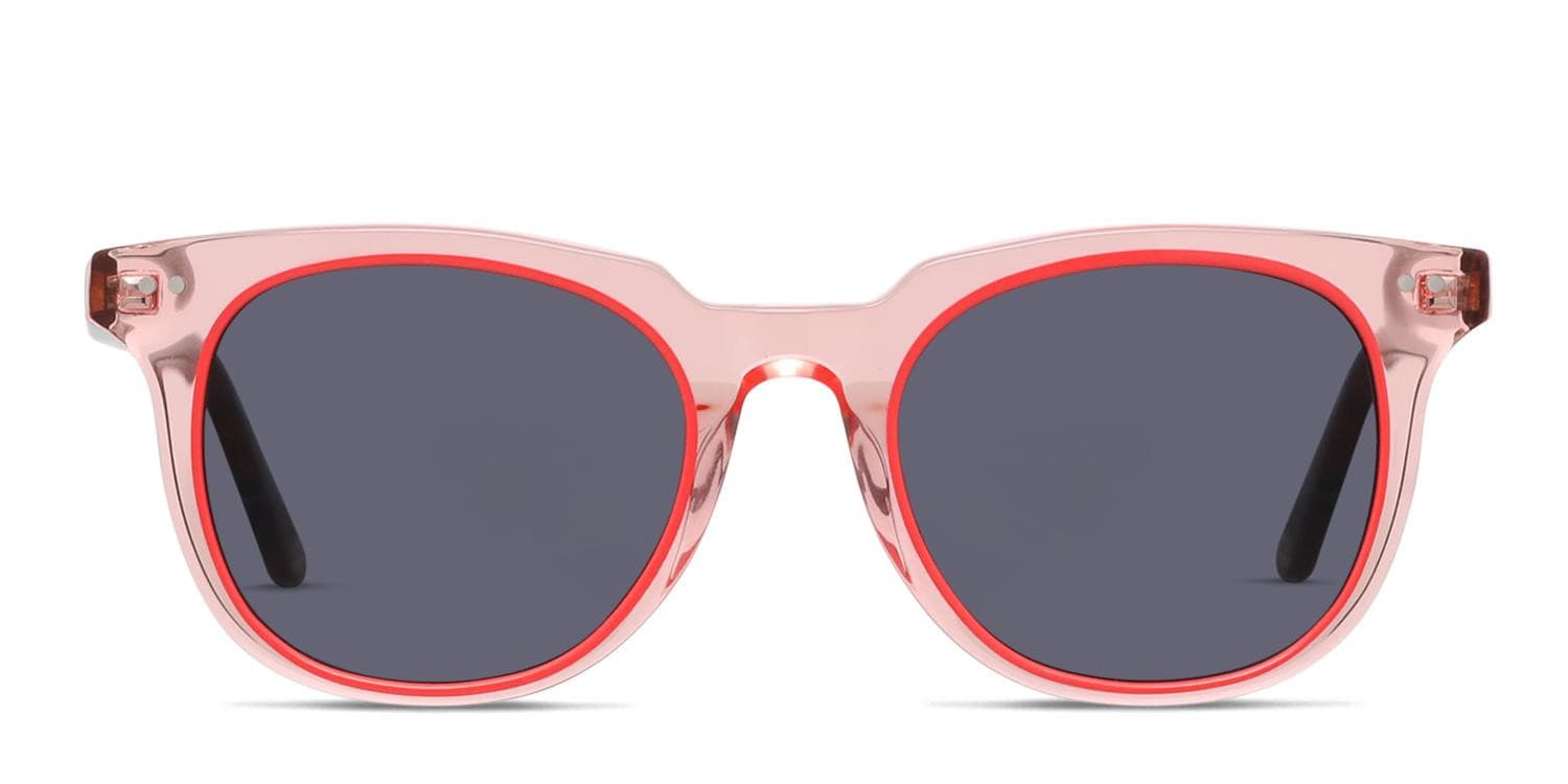 Muse Zinger Red, Clear, Tortoise glasses - Red / Clear / Tortoise - Frontal View