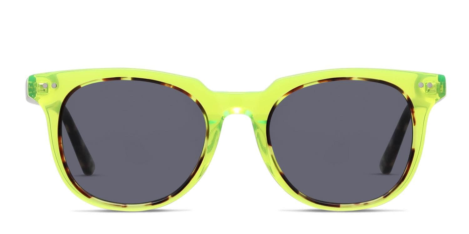 Muse Zinger Yellow, Clear, Tortoise Prescription Sunglasses - 50