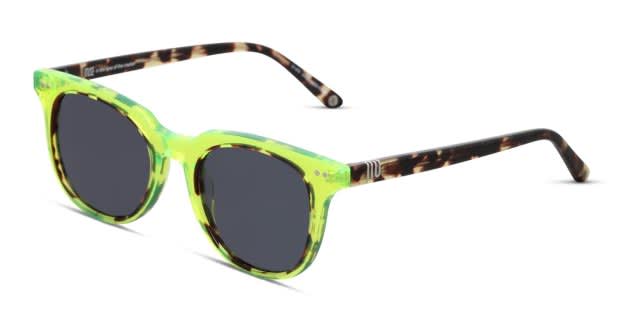 Muse Zinger Yellow, Clear, Tortoise Prescription Sunglasses - 50