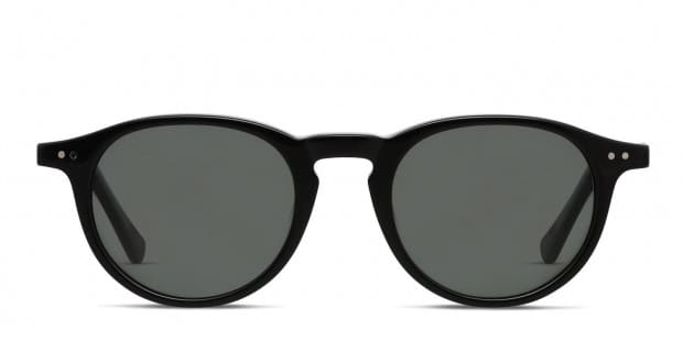 Revel Royer Shiny Black Prescription Sunglasses - 50% Off Lenses