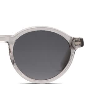 Muse M Round Gray, Clear Prescription Sunglasses - 50% Off Lenses