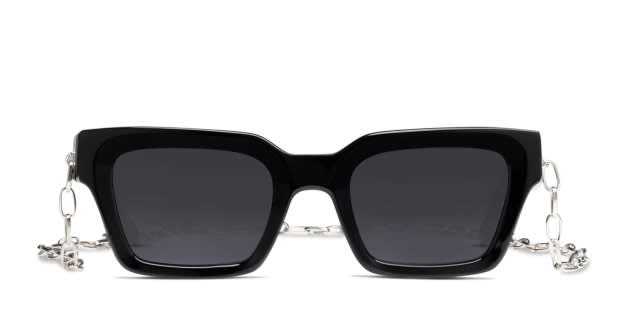 Muse Link Shiny Black Prescription Sunglasses - 50% Off Lenses