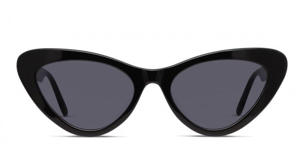 Muse Break of Dawn Shiny Black Prescription Sunglasses - 50