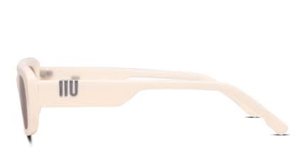 Muse Gleam Beige glasses - Beige - Side View