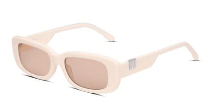 Muse Gleam Beige glasses - Beige - Angle View
