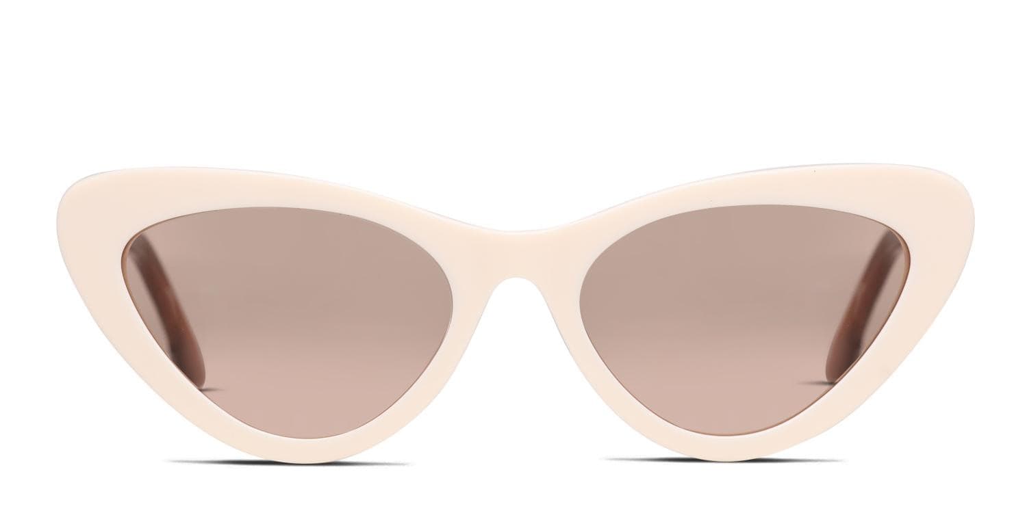 Muse Sarah White glasses - White - Frontal View