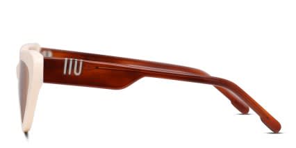 Muse Sarah White glasses - White - Side View