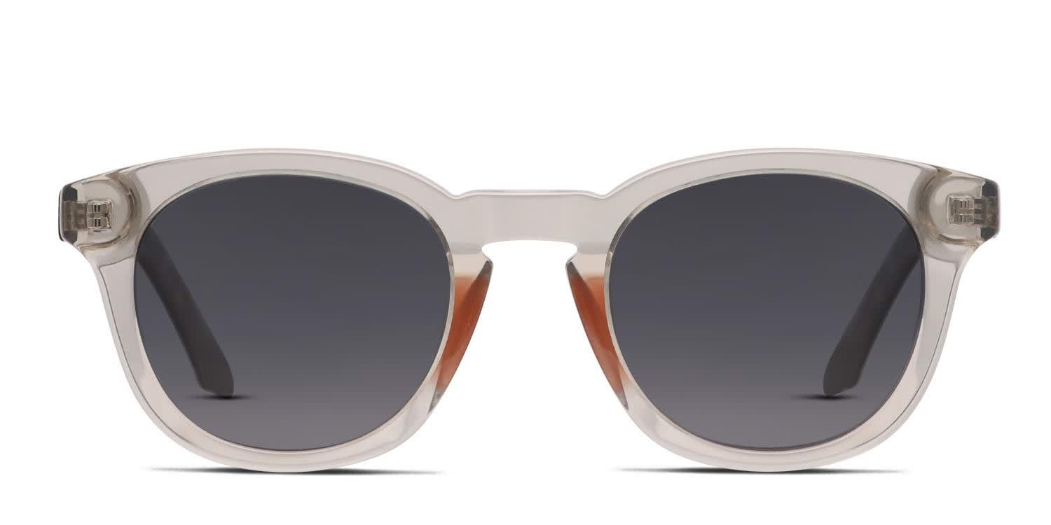The Parrot Beaked Clear, Gray glasses - Clear / Gray - Frontal View