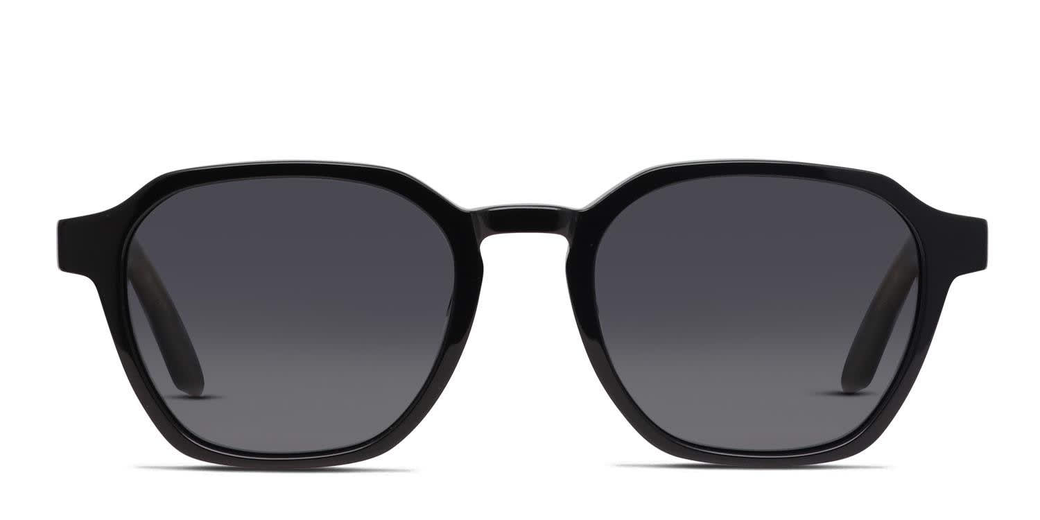 The Geometric Shiny Black glasses - Shiny Black - Frontal View