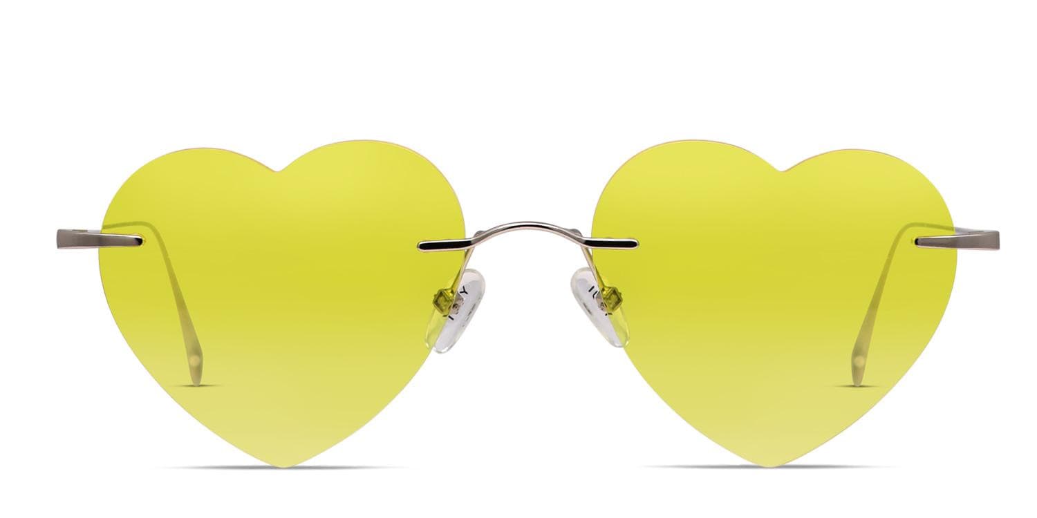 Yoji Love-4-All Silver/Yellow Prescription Sunglasses