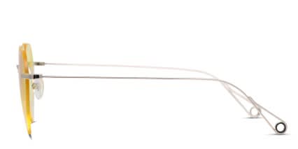 Yoji Love-4-All Silver, Yellow glasses - Silver / Yellow - Side View