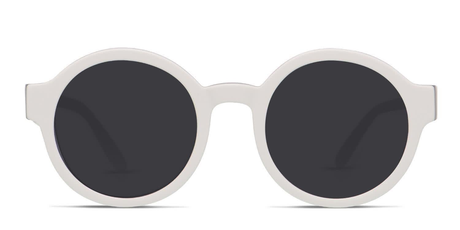 Amelia E. Evangeline White glasses - White - Frontal View