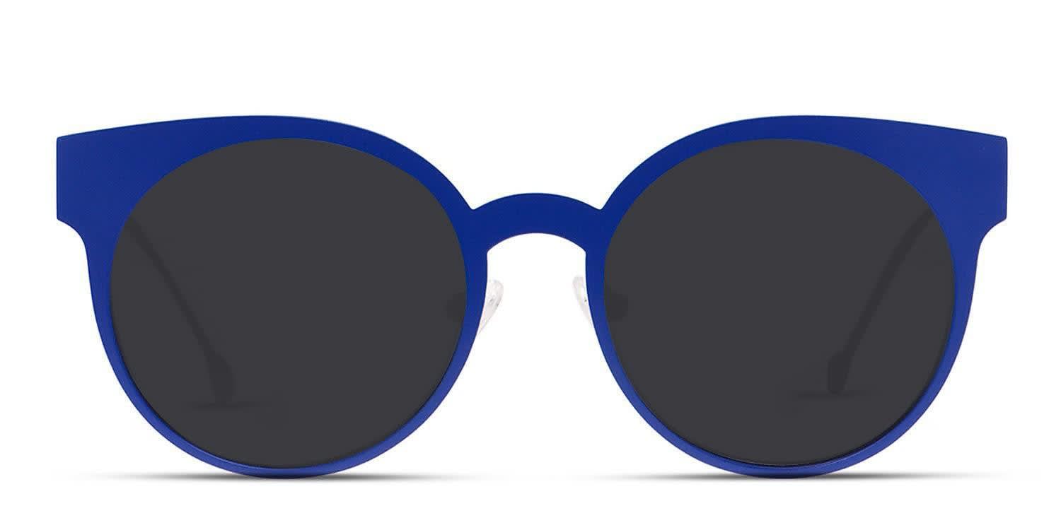 Amelia E. Scarlett Blue glasses - Blue - Frontal View